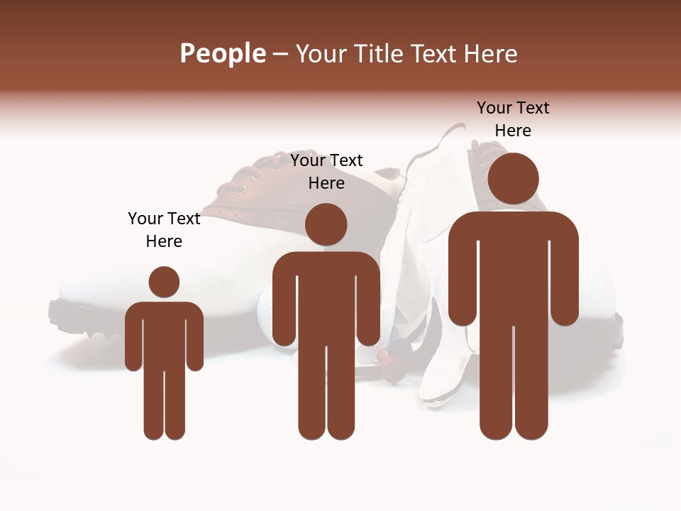 Play Shoes Brown PowerPoint Template
