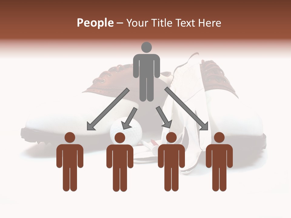 Play Shoes Brown PowerPoint Template