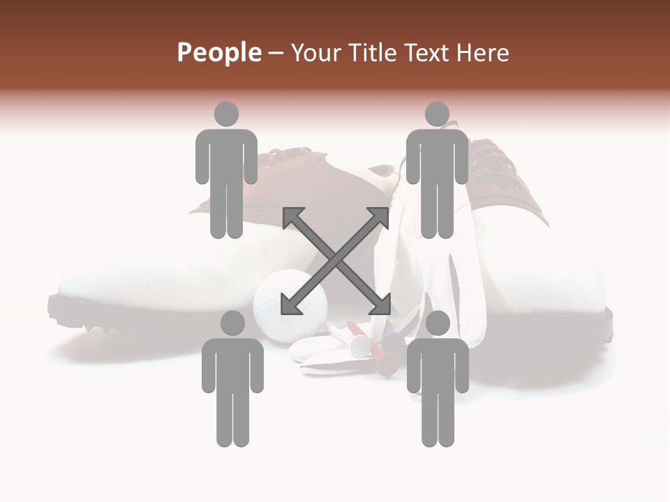 Play Shoes Brown PowerPoint Template