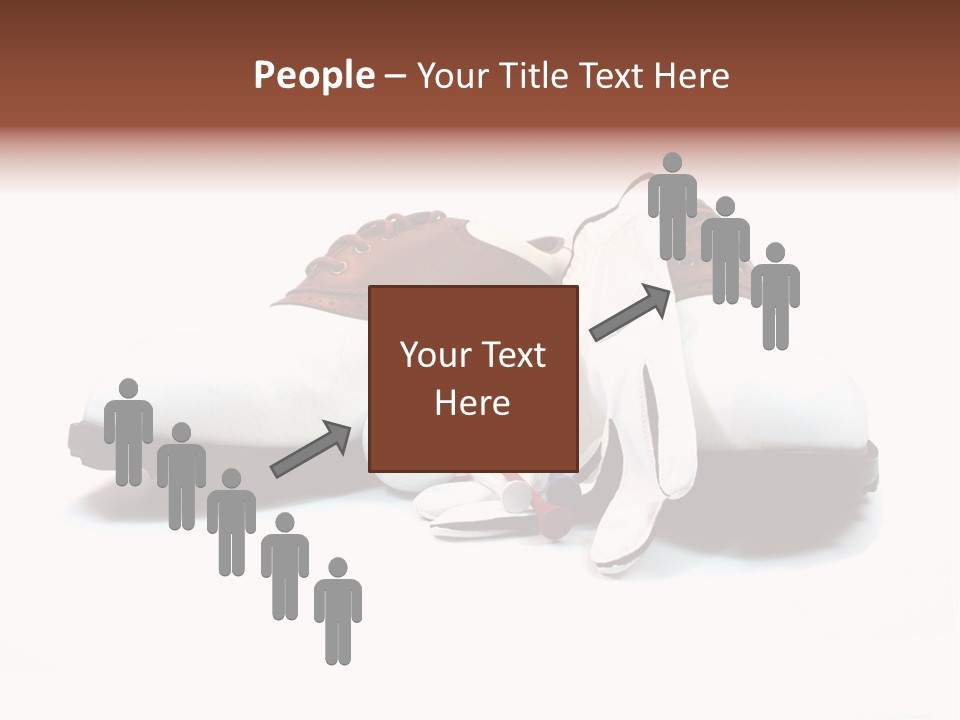 Play Shoes Brown PowerPoint Template