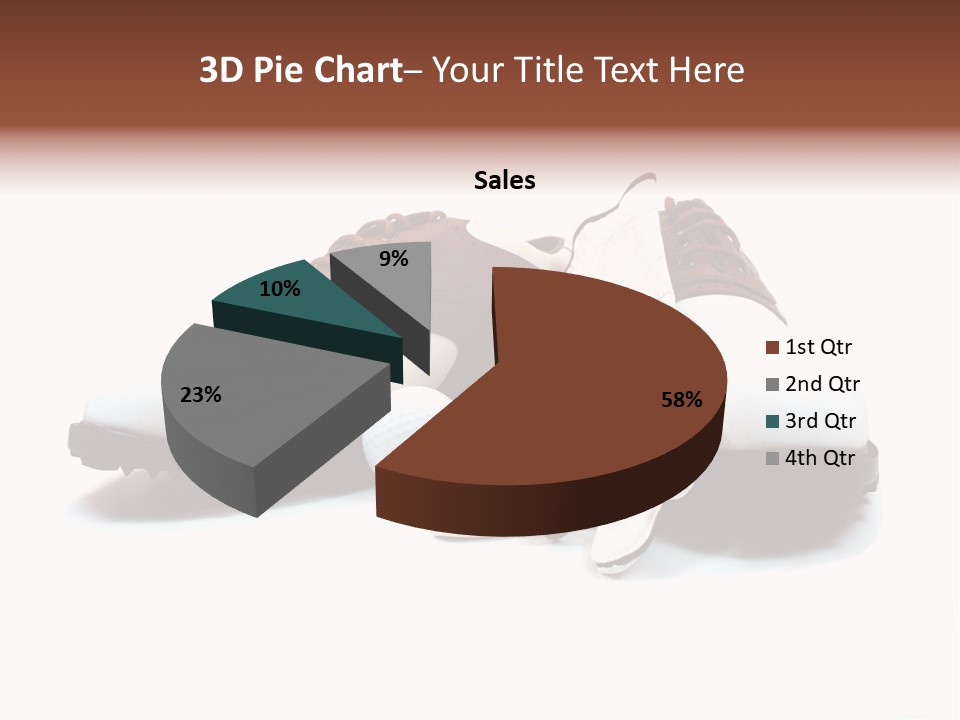 Play Shoes Brown PowerPoint Template