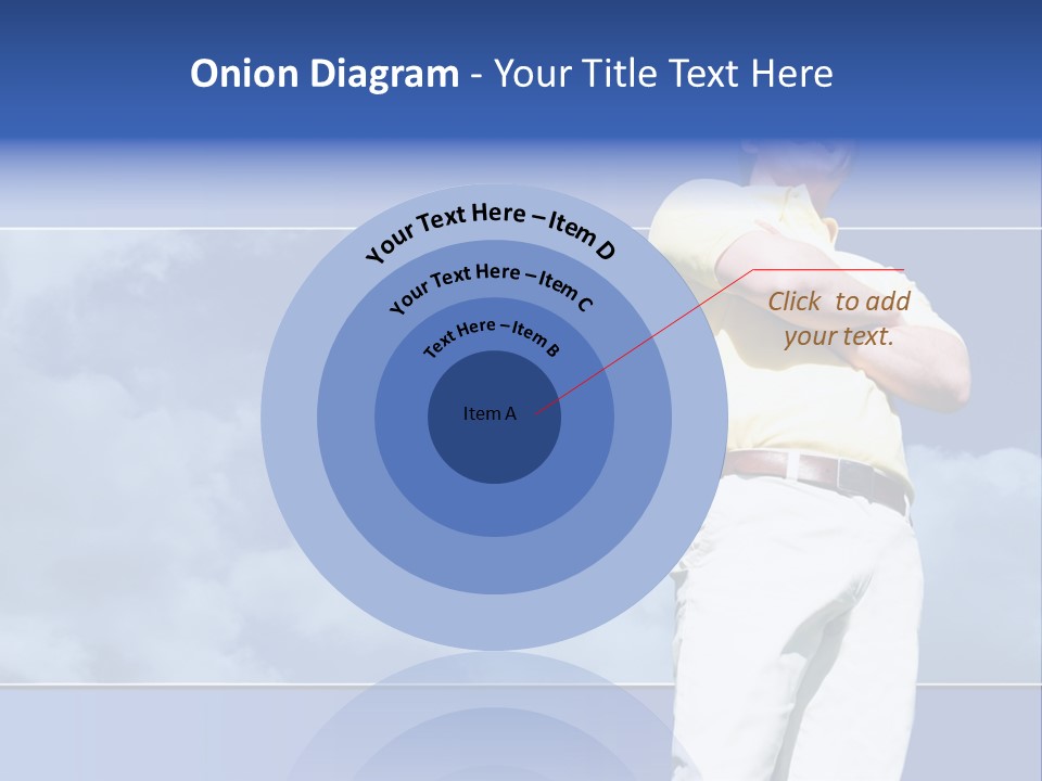 Short Hair Gesturing Shirts PowerPoint Template