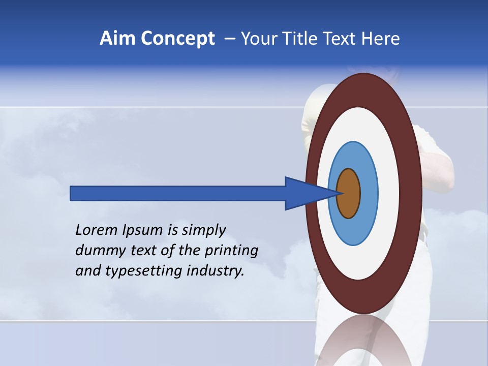 Short Hair Gesturing Shirts PowerPoint Template