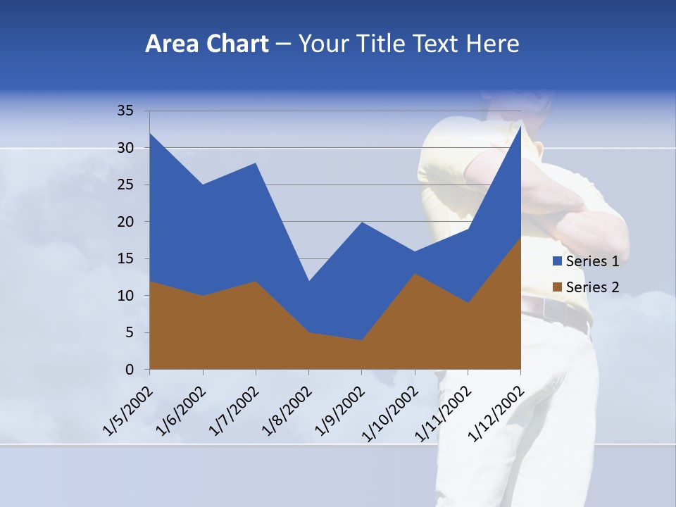 Short Hair Gesturing Shirts PowerPoint Template