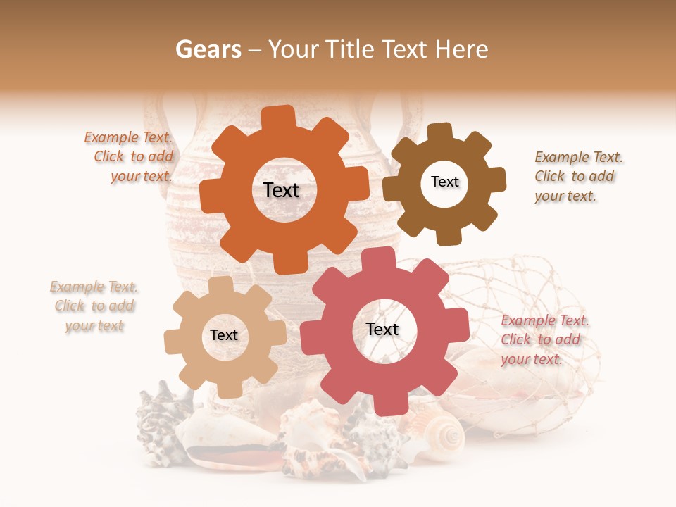 Sea Clam Beach PowerPoint Template