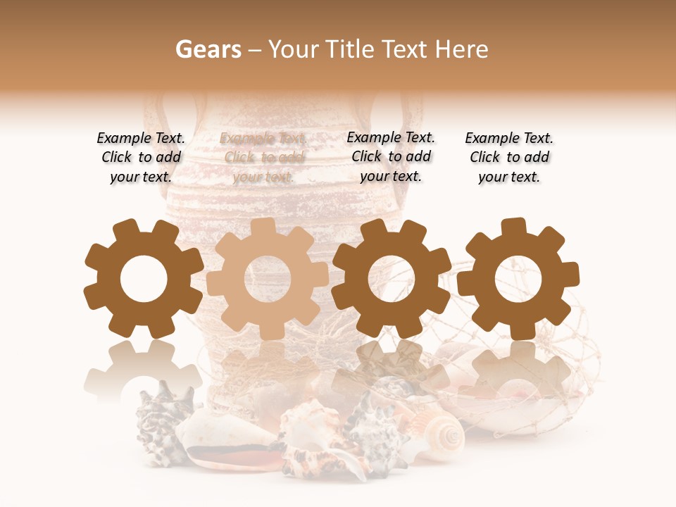 Sea Clam Beach PowerPoint Template