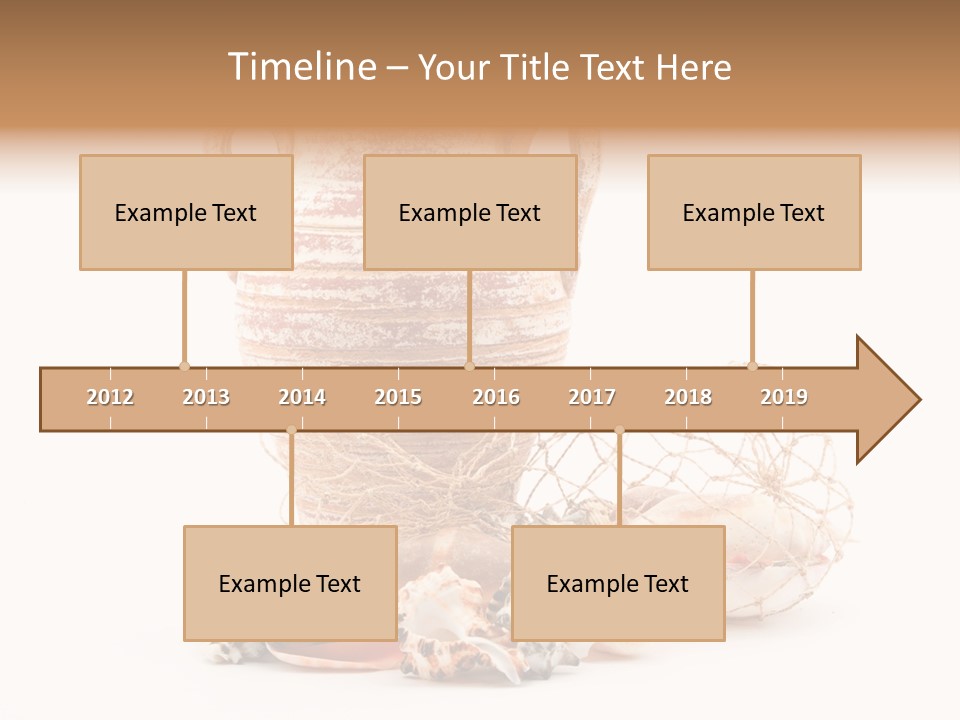 Sea Clam Beach PowerPoint Template