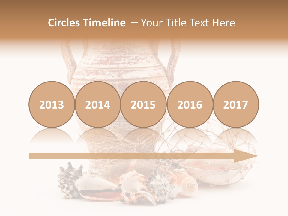 Sea Clam Beach PowerPoint Template