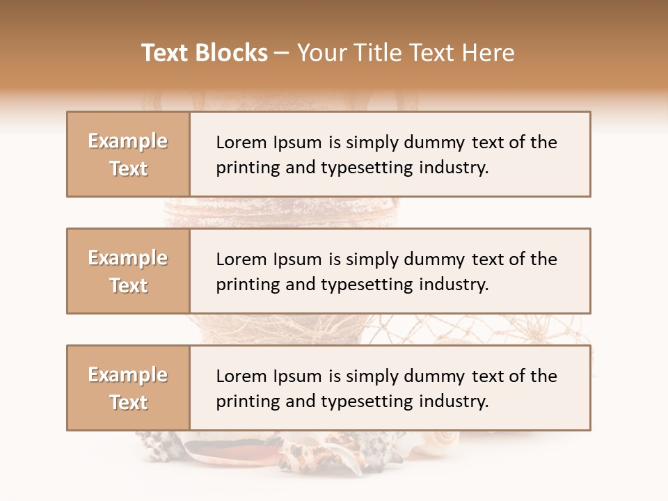 Sea Clam Beach PowerPoint Template