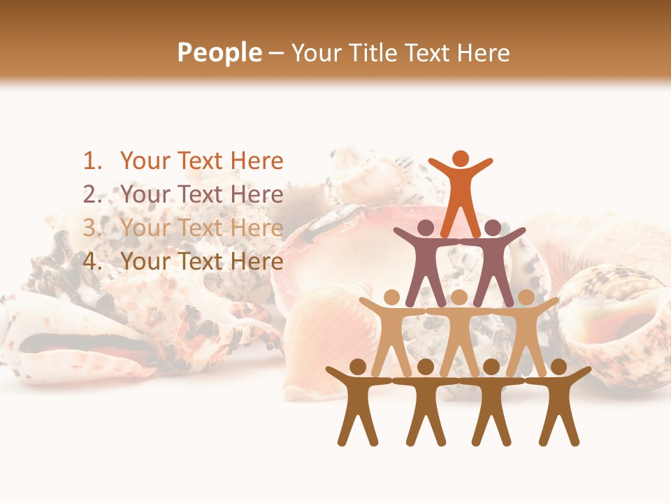 Shell Clam Isolated PowerPoint Template