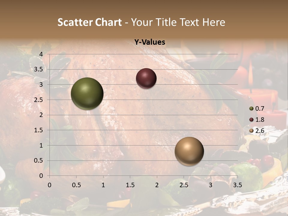 Poultry Basil Brussels Sprouts PowerPoint Template