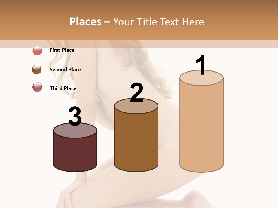 Long Smiling Tempting PowerPoint Template