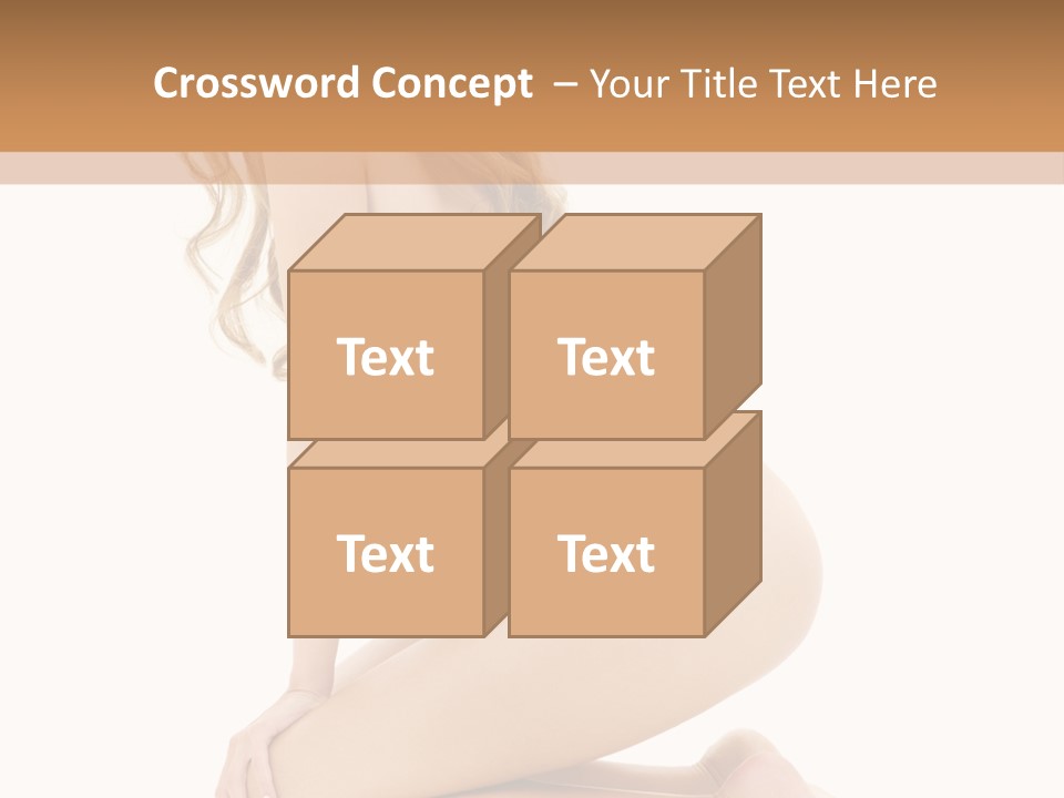 Long Smiling Tempting PowerPoint Template