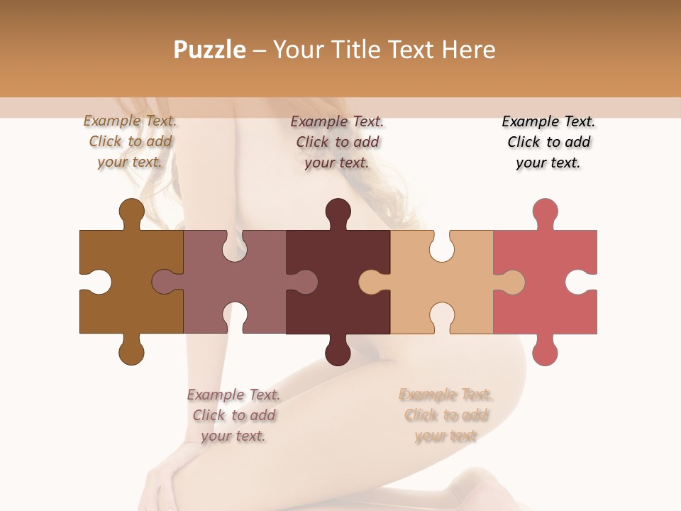 Long Smiling Tempting PowerPoint Template