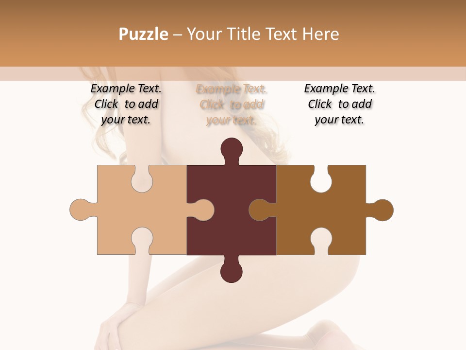 Long Smiling Tempting PowerPoint Template