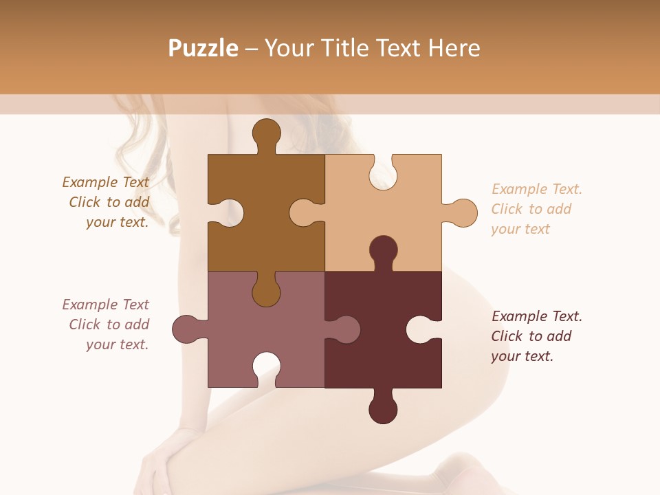 Long Smiling Tempting PowerPoint Template