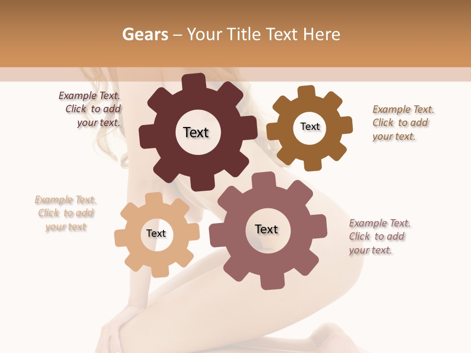 Long Smiling Tempting PowerPoint Template