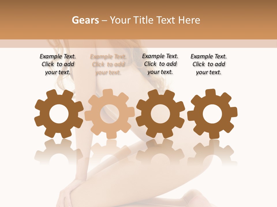 Long Smiling Tempting PowerPoint Template