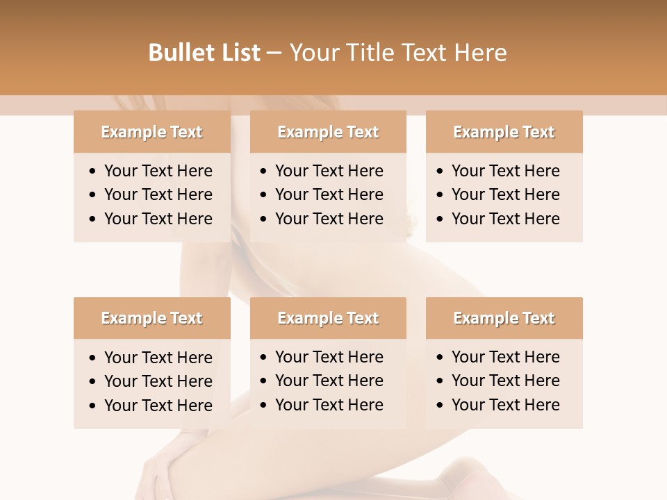 Long Smiling Tempting PowerPoint Template