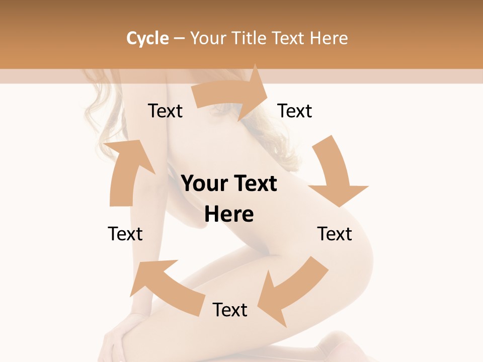 Long Smiling Tempting PowerPoint Template