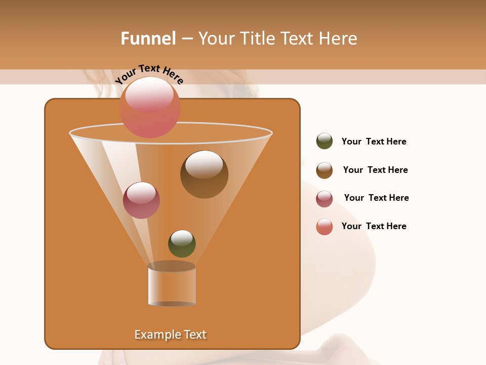 Long Smiling Tempting PowerPoint Template