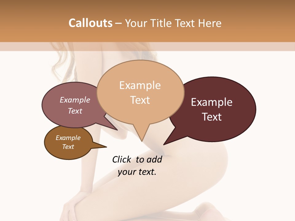 Long Smiling Tempting PowerPoint Template