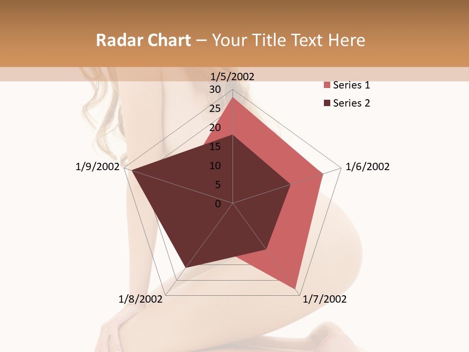 Long Smiling Tempting PowerPoint Template