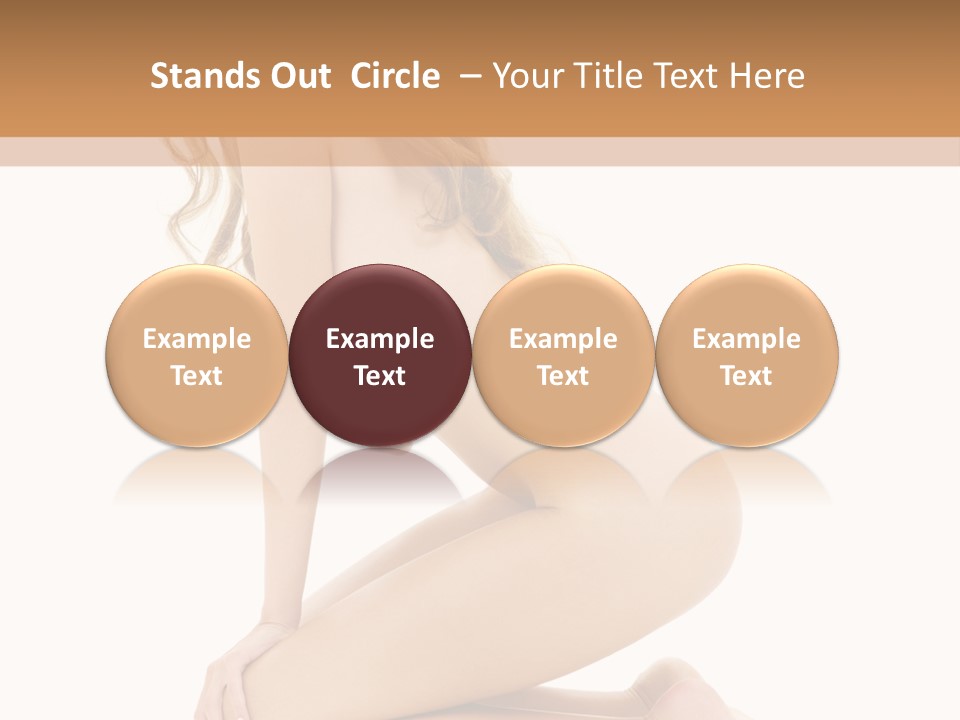 Long Smiling Tempting PowerPoint Template