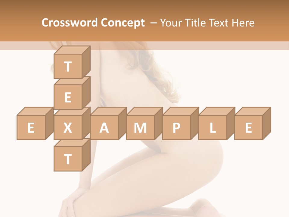 Long Smiling Tempting PowerPoint Template