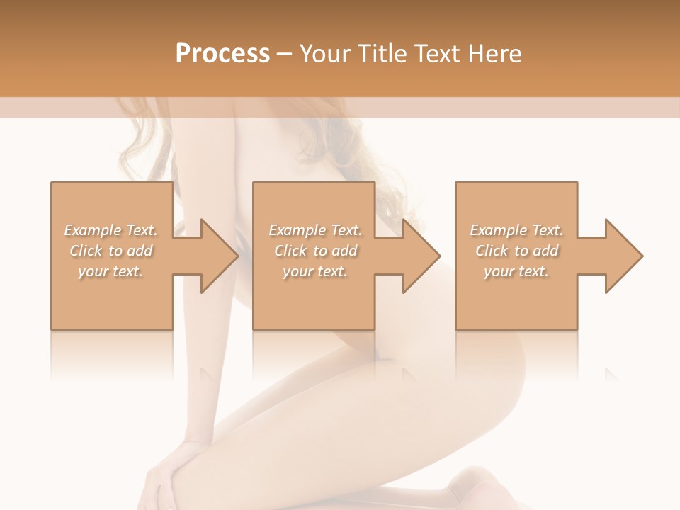 Long Smiling Tempting PowerPoint Template