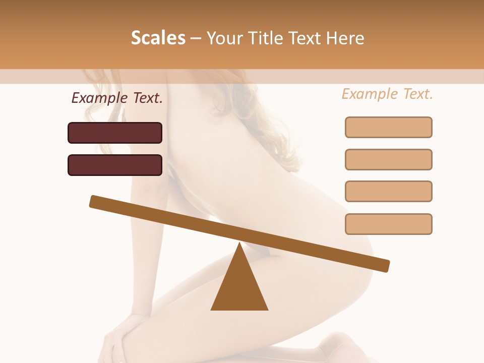 Long Smiling Tempting PowerPoint Template