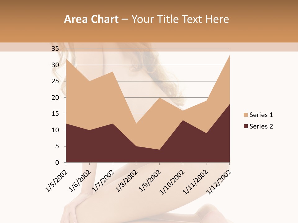 Long Smiling Tempting PowerPoint Template