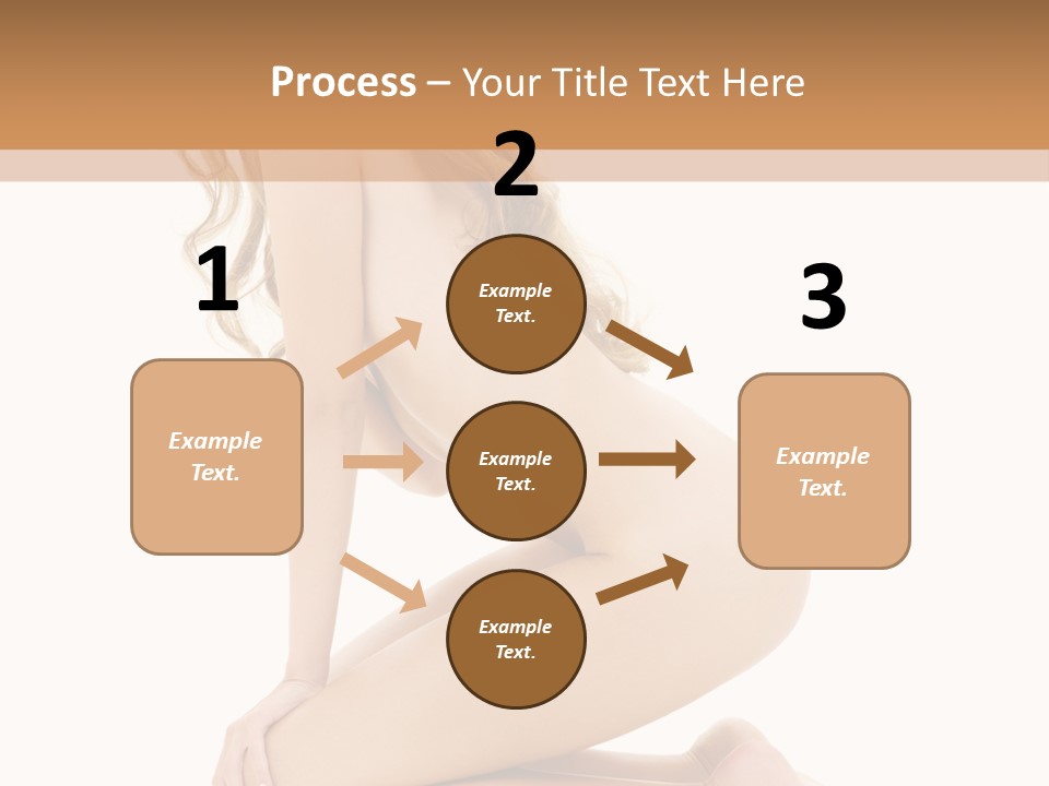 Long Smiling Tempting PowerPoint Template