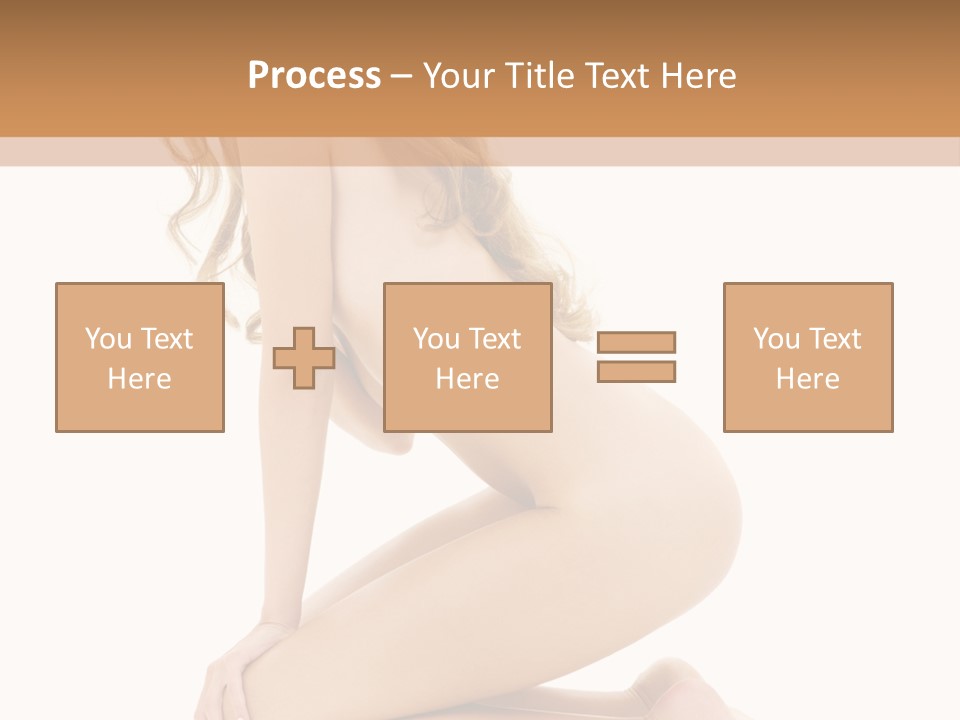 Long Smiling Tempting PowerPoint Template