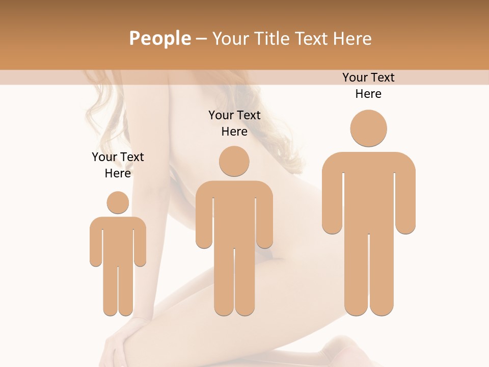 Long Smiling Tempting PowerPoint Template