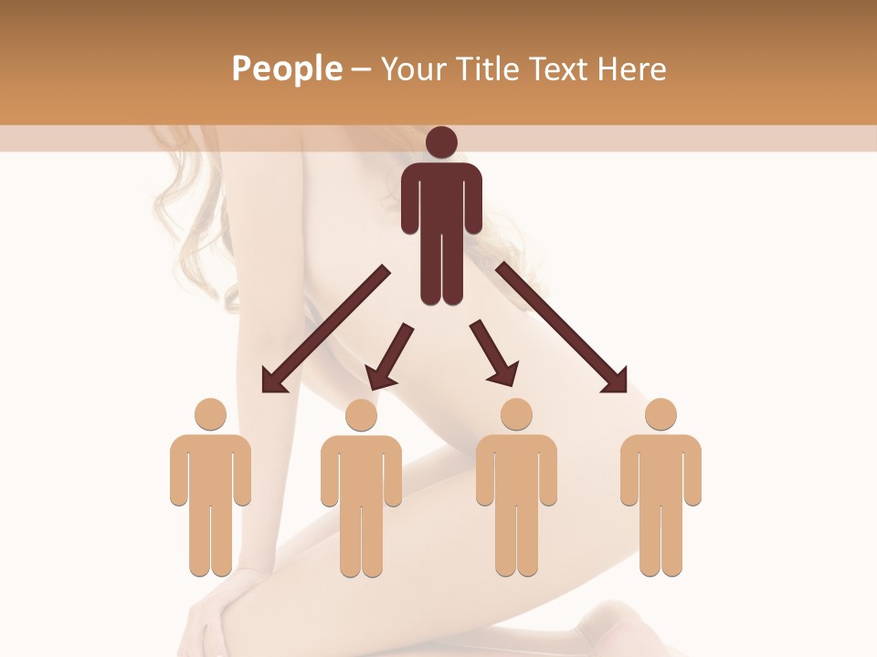 Long Smiling Tempting PowerPoint Template