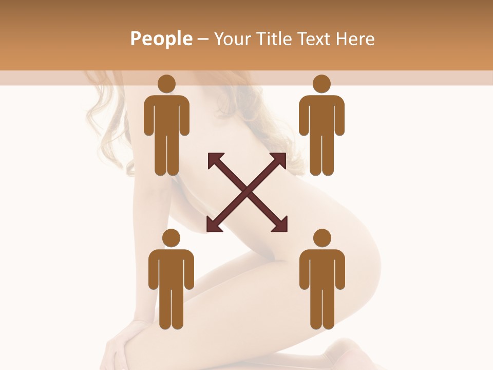 Long Smiling Tempting PowerPoint Template