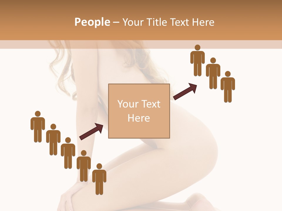 Long Smiling Tempting PowerPoint Template