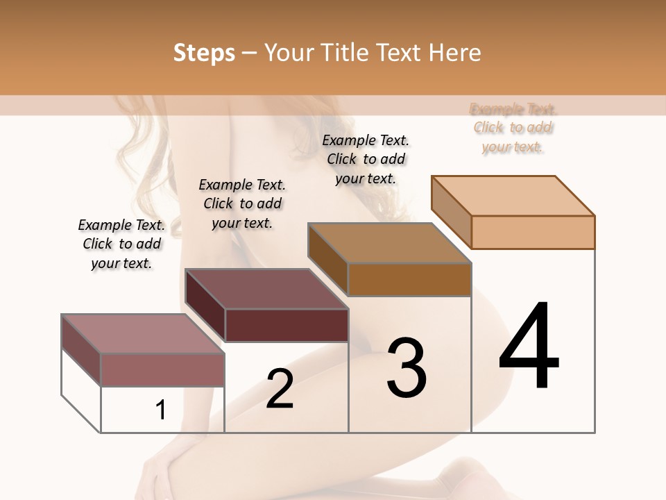 Long Smiling Tempting PowerPoint Template