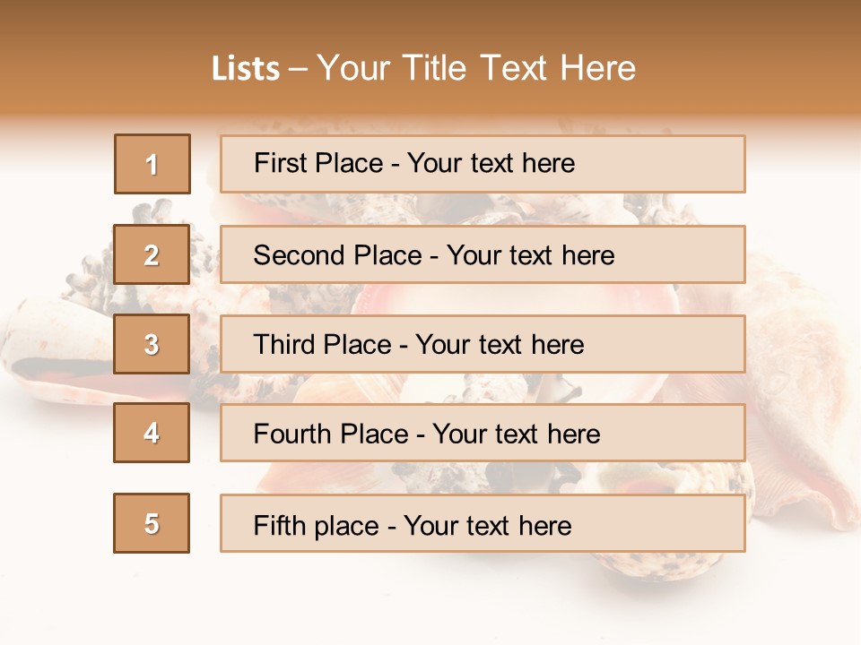 Fish Shellfish Ocean PowerPoint Template