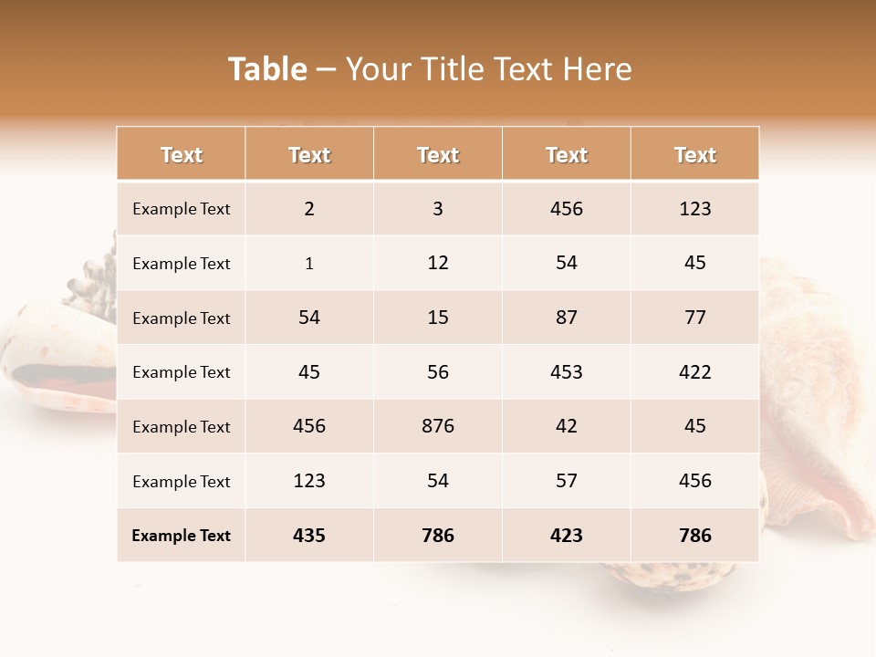 Fish Shellfish Ocean PowerPoint Template