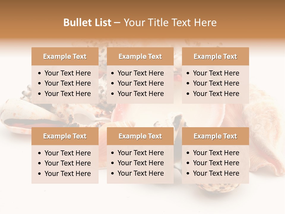 Fish Shellfish Ocean PowerPoint Template