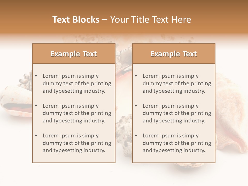 Fish Shellfish Ocean PowerPoint Template