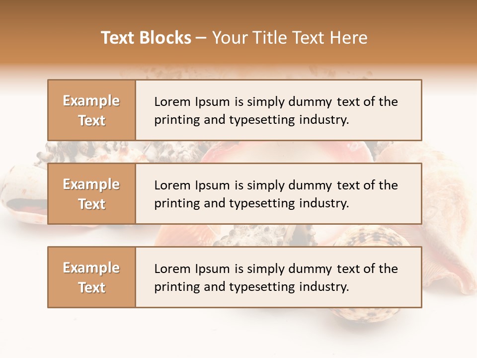 Fish Shellfish Ocean PowerPoint Template