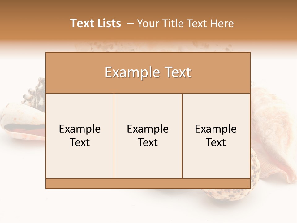 Fish Shellfish Ocean PowerPoint Template