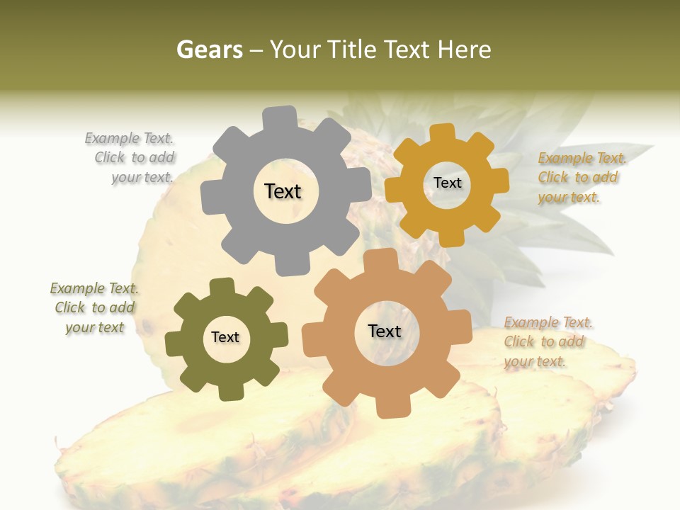 Food Ripe Healthy PowerPoint Template