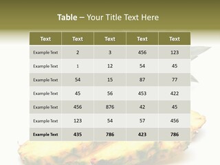 Food Ripe Healthy PowerPoint Template