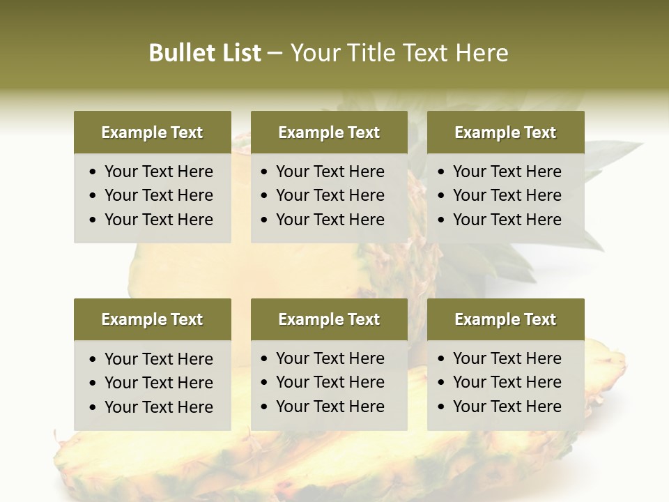 Food Ripe Healthy PowerPoint Template