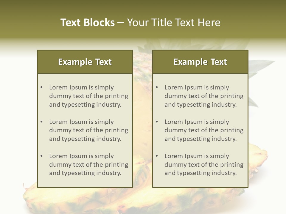 Food Ripe Healthy PowerPoint Template