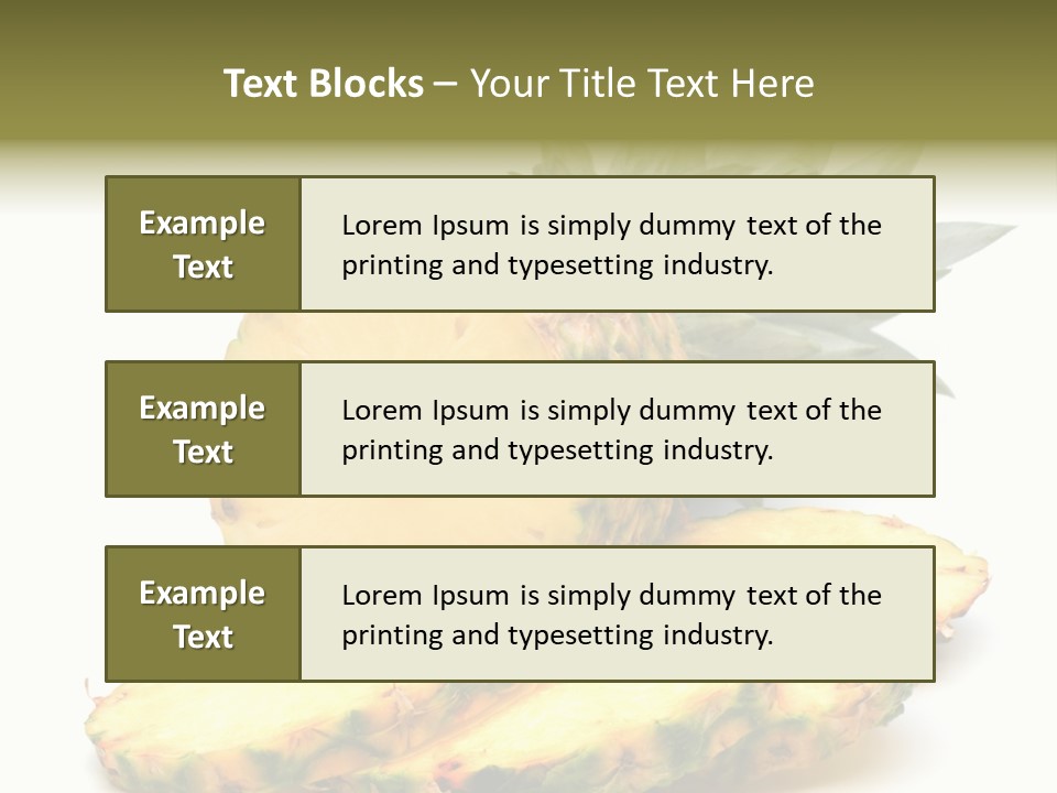 Food Ripe Healthy PowerPoint Template